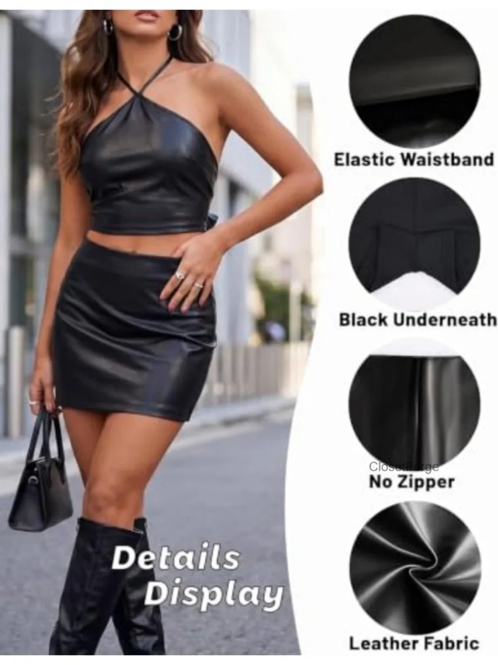 N/A sleek faux
